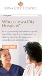 Mobile Screenshot of iowacityhospice.org